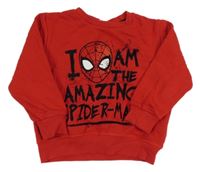 Červená mikina se Spidermanem Primark