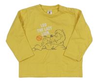 Žlutá mikina s lvíčkem C&A