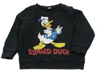 Černá mikina s Donaldem Disney