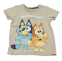 Béžové tričko s Bluey Nutmeg