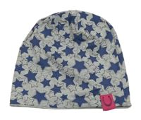 Šedá melírovaná bavlněná čepice s hvězdami Yigga