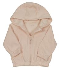 Světlerůžová propínací mikina s kapucí Primark