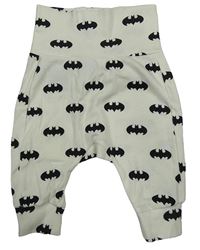 Smetanové lehké tepláky s logy Batmana H&M