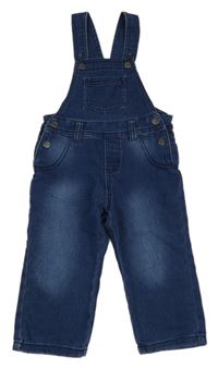 Tmavomodré teplákové laclové rifle Lupilu