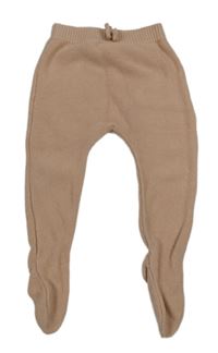 Pudrové pletené polodupky Zara