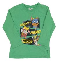Zelené triko s Tlapkovou patrolou Nickelodeon