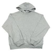 Šedá melírovaná mikina s kapucí H&M