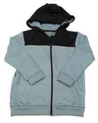 Modro-černá sportovní propínací mikina s kapucí George