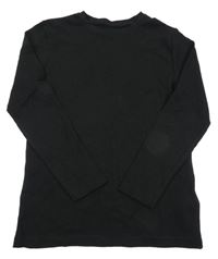 Černé žebrované triko Primark