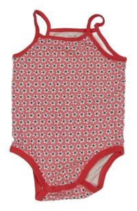 Růžovo-bílé květované body obaibi
