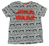 Šedé melírované tričko se Stormtroopery - Star Wars zn. George