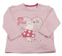 Růžová mikina s myškou zn. Ergee