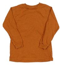 Oranžové melírované triko Matalan