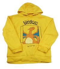 Žlutá mikina s drakem a kapucí - Pokémon