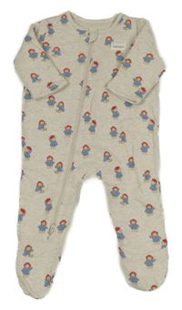 Béžový melírovaný zateplený overal s Paddingtonem George