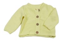 Žlutý propínací svetr Nutmeg