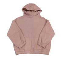 Růžová mikina s kapucí 