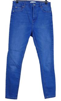 Dámské modré skinny rifle Denim