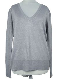 Dámský šedý třpytivý sver Dorothy Perkins 