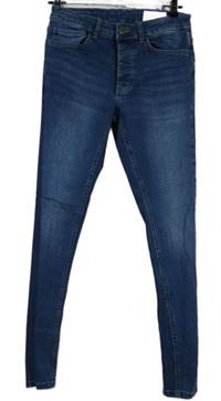 Pánské tmavomodré skinny rifle vel. 30/32