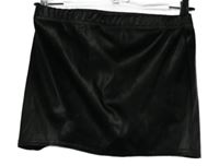 Dámská černá koženková minisukně PrettyLittle Thing