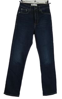 Dámské tmavomodré straight rifle Zara 