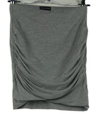 Dámská šedá řasená sukně PrettyLittle Thing