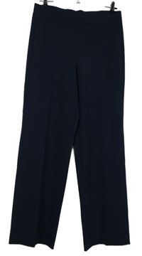 Dámské tmavomodré společenské kalhoty Select 