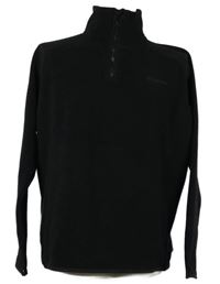 Pánská černá fleecová mikina s rolákem Chiemsee