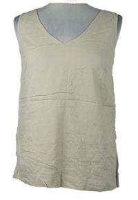 Dámský béžový lněný top Primark 