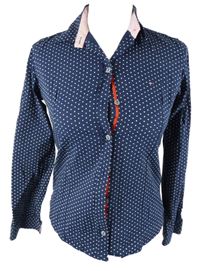 Dámská tmavomodrá hvězdičkovaná halenka Tommy Hilfiger 