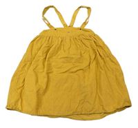Žluté manšestrové šaty TU