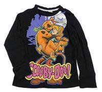 Černé triko se Scooby doo