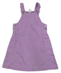 Fialovo-lila riflové laclové šaty Topolino