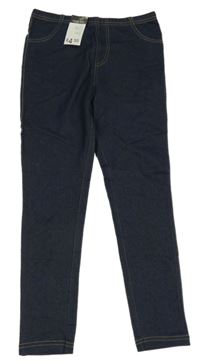 Nové - tmavomodré tregíny Primark