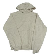 Světlebéžová melírovaná mikina s kapucí H&M