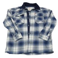 Tmavomodro-bílá kostkovaná košile Levi´s