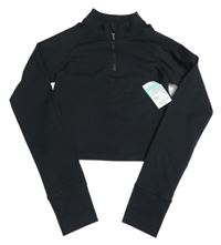 Nové - Černá sportovní crop mikina Primark