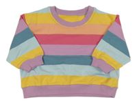 Barevná pruhpvaná mikina