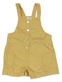 Okrové riflové laclové kraťasy C&A