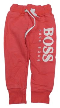 Růžové tepláky Hugo Boss