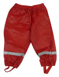 Červené nepromokavé kalhoty Lupilu
