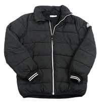 Černá šusťáková zimní bunda H&M