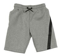 Šedé vzorované teplákové kraťasy s pruhem Primark 