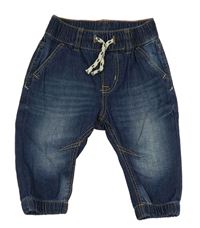 Tmavomodré cuff rifle H&M