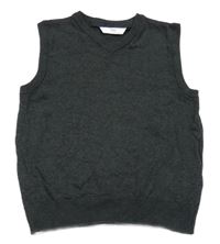 Tmavošedá svetrová vesta M&S