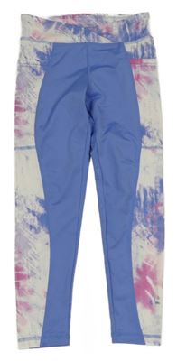 Modro-barevné sportovní legíny Primark