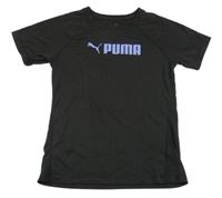 Černé sportovní tričko s logem Puma