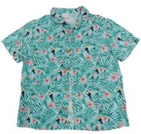 Světlezelená košile s tukany LC Waikiki