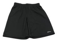 Černé sportovní funkční kraťasy s logem Kipsta 
